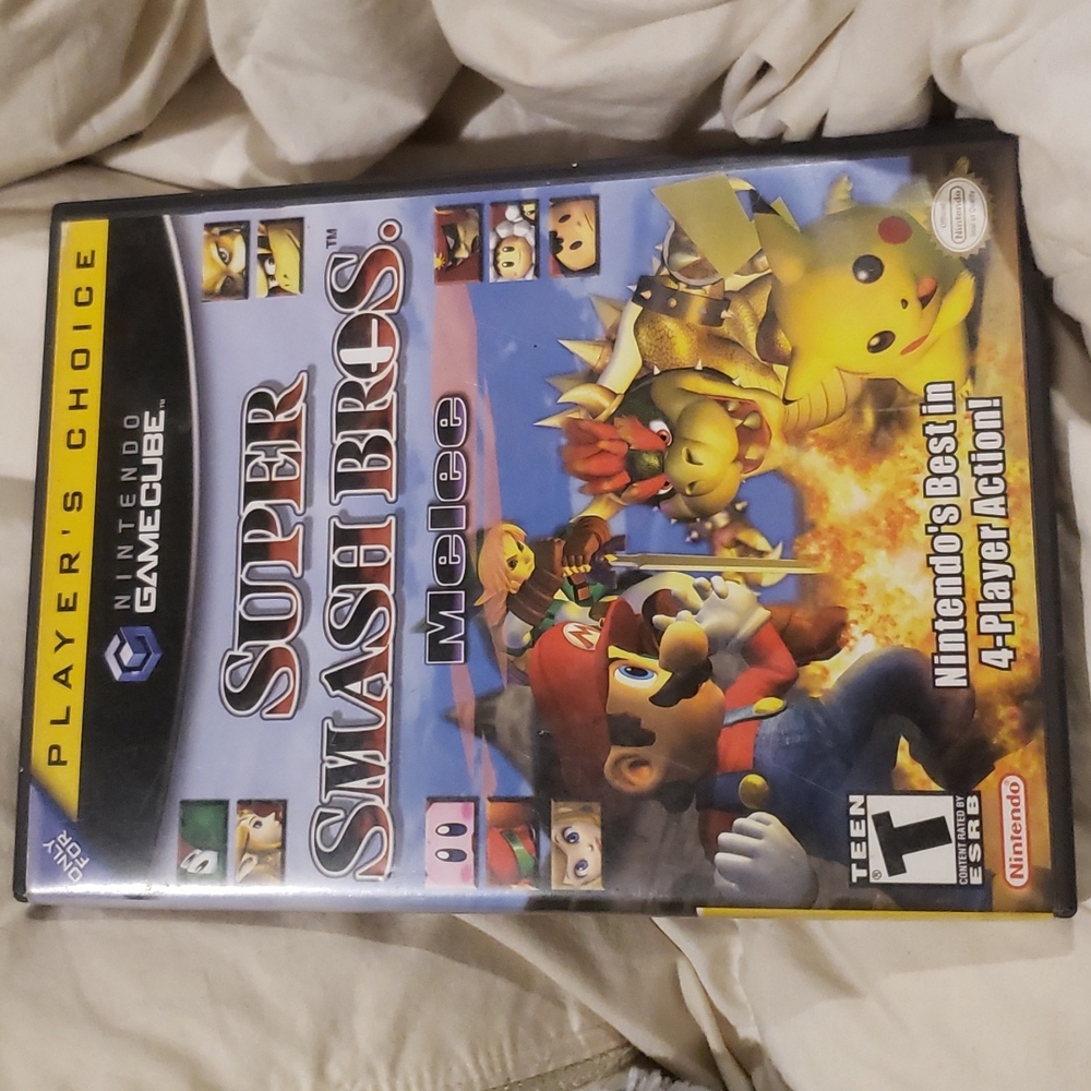 Nintendo Gamecube Super Smash Bros Melee